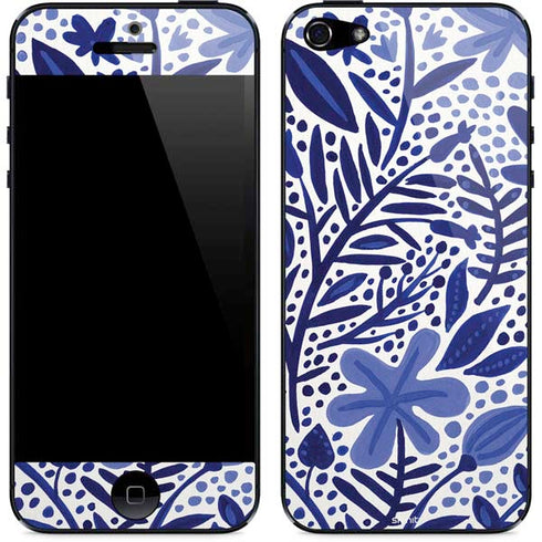 Cat Coq Blue Garden iPhone 5/5s/5SE Skin