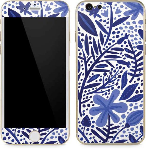 Cat Coq Blue Garden iPhone 6/6s Skin