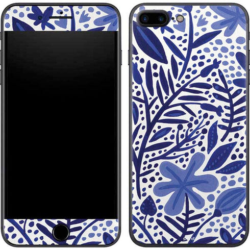 Cat Coq Blue Garden iPhone 7 Plus Skin