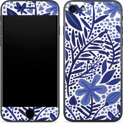 Cat Coq Blue Garden iPhone 7 Skin