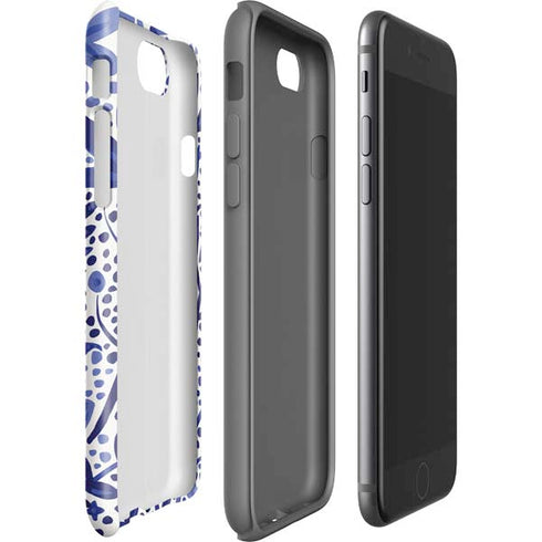 Cat Coq Blue Garden iPhone SE (2nd & 3rd Gen) Pro Case