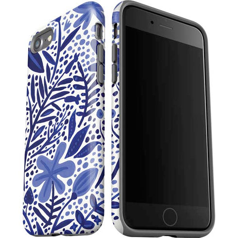 Cat Coq Blue Garden iPhone SE (2nd & 3rd Gen) Pro Case