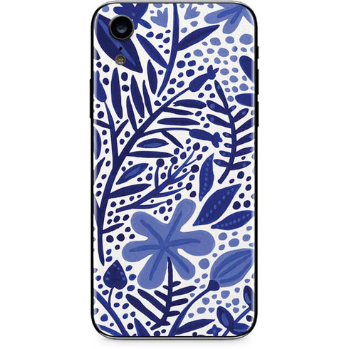 Cat Coq Blue Garden iPhone XR Skin