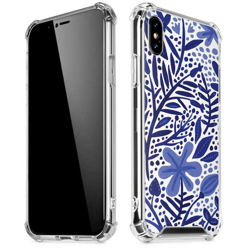 Blue Garden by Cat Coq iPhone XS Max Clear Case