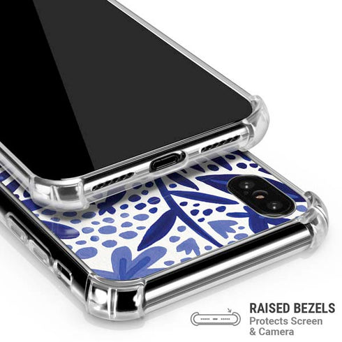 Blue Garden by Cat Coq iPhone XS Max Clear Case