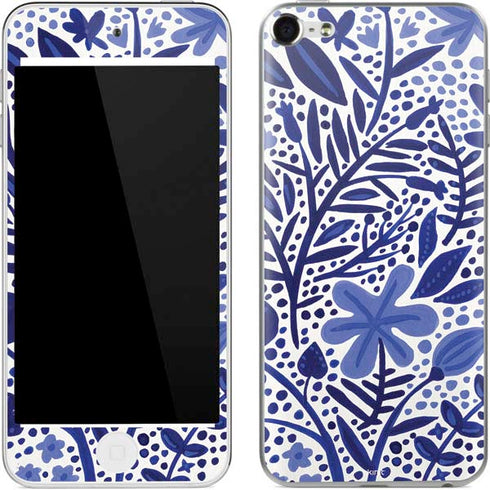 Cat Coq Blue Garden Apple iPod Skin