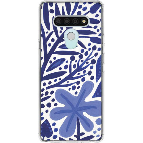 Blue Garden by Cat Coq LG Stylo 6 Clear Case