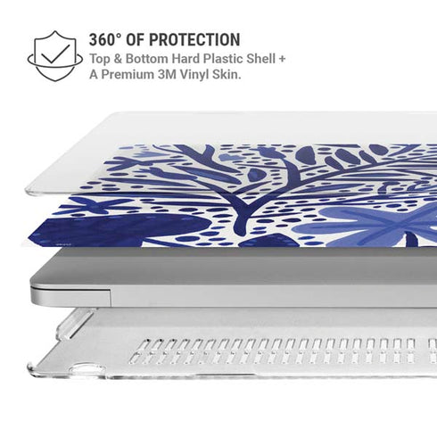 Blue Garden by Cat Coq MacBook Air 13in M1 (2021) Case plus Skin