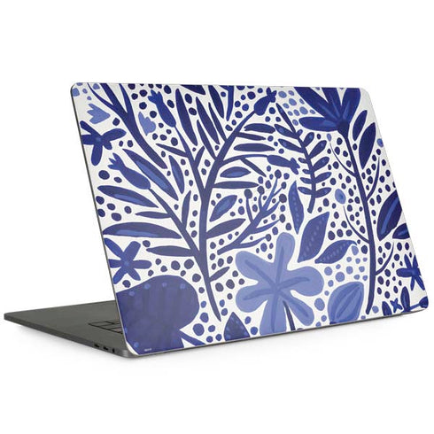 Cat Coq Blue Garden Apple MacBook Pro 15-inch Skin