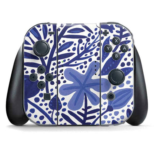 Blue Garden by Cat Coq Nintendo Switch (2017-2021) Joy-Con Controller Skin