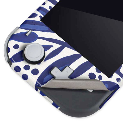 Cat Coq Blue Garden Nintendo Switch Lite Skin