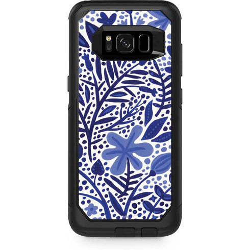 Cat Coq Blue Garden Otterbox Commuter Galaxy Skin