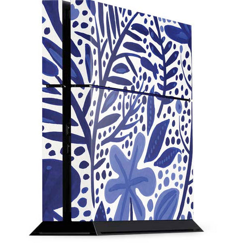 Cat Coq Blue Garden PS4 Console Skin