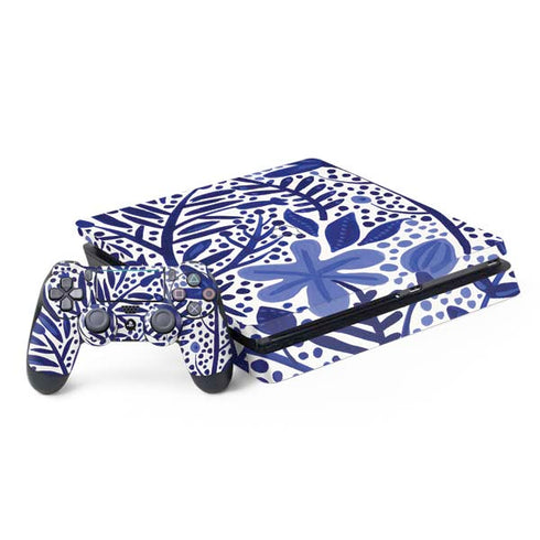 Cat Coq Blue Garden PS4 Slim Bundle Skin