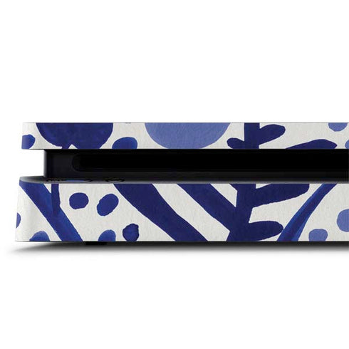 Cat Coq Blue Garden PS4 Slim Skin
