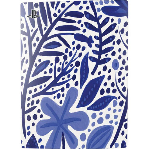 Cat Coq Blue Garden PS5 Console Skin
