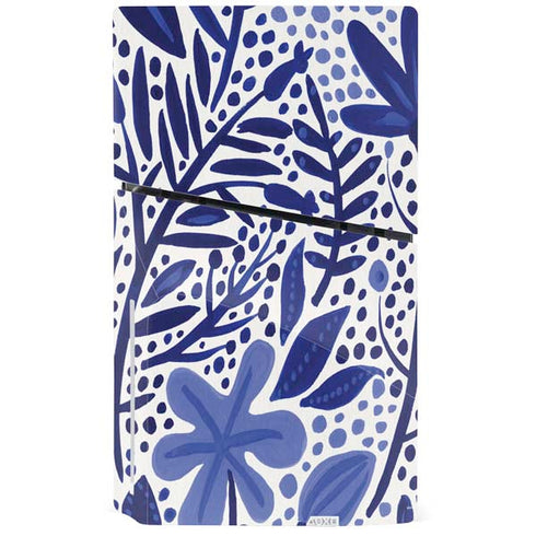 Blue Garden by Cat Coq PS5 Slim Disk Console Skin