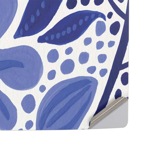 Blue Garden by Cat Coq PS5 Slim Disk Console Skin