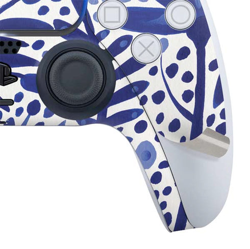 Blue Garden by Cat Coq PS5 Slim Digital Edition Bundle Skin