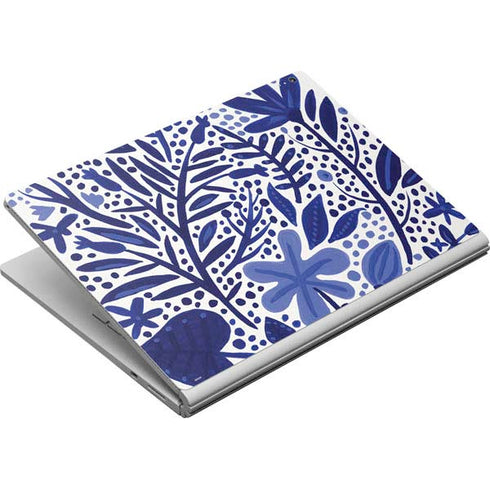 Cat Coq Blue Garden Surface Book Skin