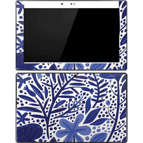 Cat Coq Blue Garden Surface Pro Tablet Skin