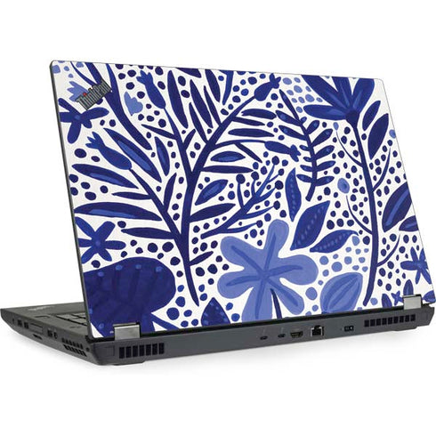 Cat Coq Blue Garden Lenovo ThinkPad Skin