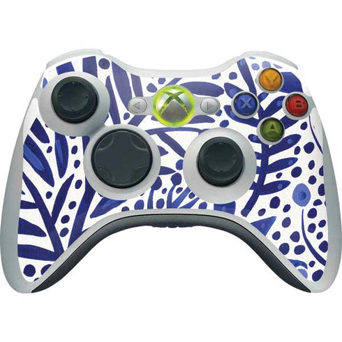 Cat Coq Blue Garden Xbox 360 Wireless Controller Skin
