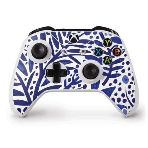 Cat Coq Blue Garden Xbox One S Controller Skin