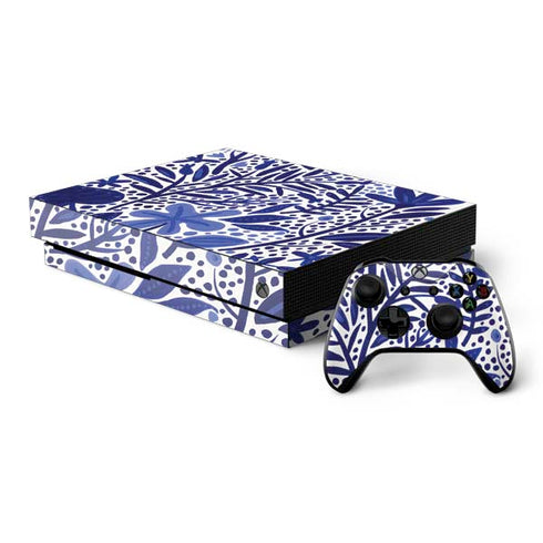 Cat Coq Blue Garden Xbox One X Bundle Skin