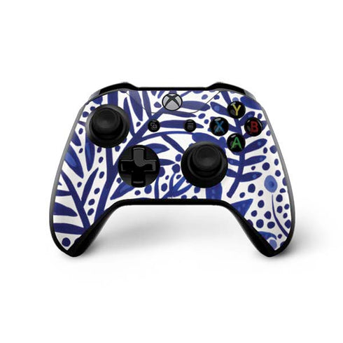 Cat Coq Blue Garden Xbox One X Controller Skin