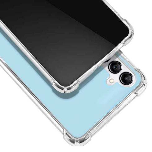 Blue Happy Face Galaxy A14 5G Clear Case