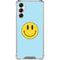 Blue Happy Face Galaxy A15 5G Clear Case