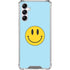 Blue Happy Face Galaxy A15 5G Clear Case