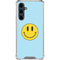Blue Happy Face Galaxy S23 FE Clear Case