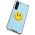 Blue Happy Face Galaxy S23 Plus Clear Case