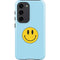 Blue Happy Face Galaxy S23 Pro Case