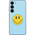 Blue Happy Face Galaxy S23 Skin