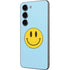 Blue Happy Face Galaxy S23 Skin