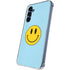 Blue Happy Face Galaxy S24 Clear Case