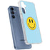 Blue Happy Face Galaxy S24 Clear Case