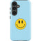 Blue Happy Face Galaxy S24 Impact Case