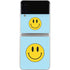 Blue Happy Face Galaxy Z Flip4 5G Skin