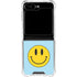 Blue Happy Face Galaxy Z Flip5 5G Clear Case