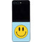 Blue Happy Face Galaxy Z Flip5 5G Skin
