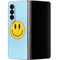 Blue Happy Face Galaxy Z Fold4 5G Skin