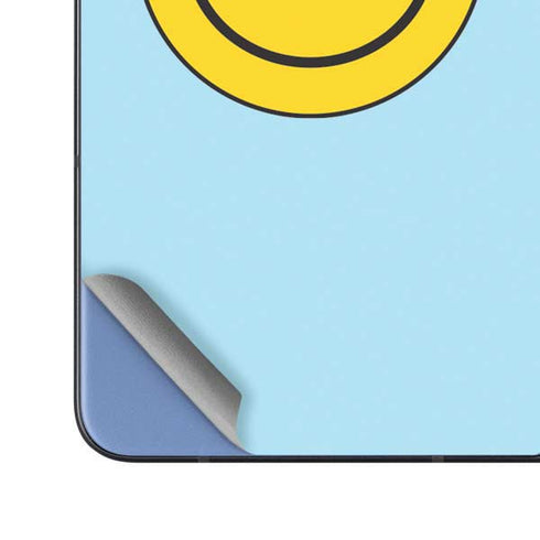 Blue Happy Face Galaxy Z Fold5 5G Skin