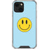 Blue Happy Face iPhone 14 Clear Case