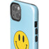 Blue Happy Face iPhone 14 Plus Impact Case