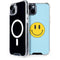 Blue Happy Face iPhone 15 Plus MagSafe Case