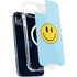 Blue Happy Face iPhone 15 Plus MagSafe Case
